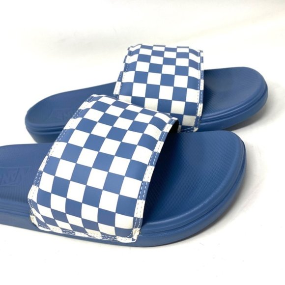 🔥HOT SALE🔥VANS La Costa Slide On Men’s Size Check Blue White VN0A5HF5ZR8 - Picture 5 of 10